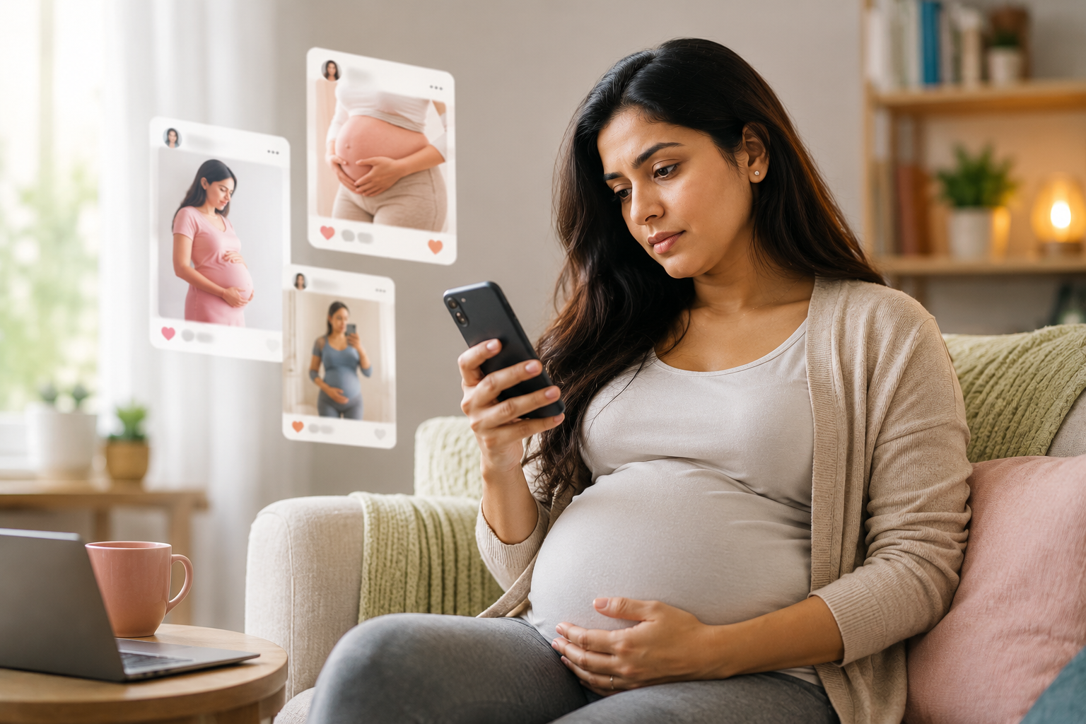 Comparing Your Pregnancy Journey with Others Online